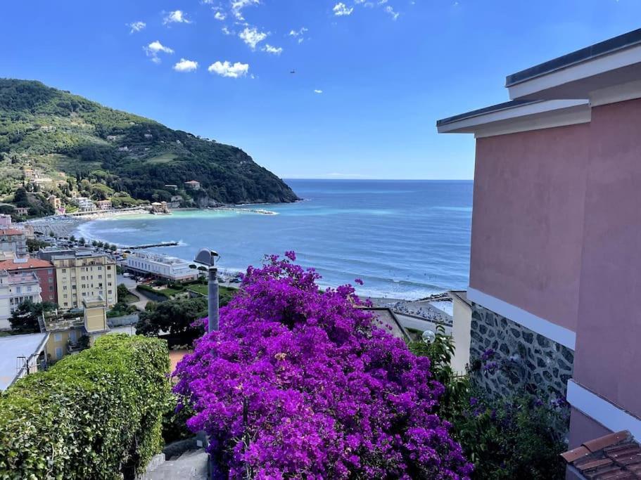 Ocean View Villa With Fast Wi-Fi And Elevator To Town Levanto Eksteriør billede